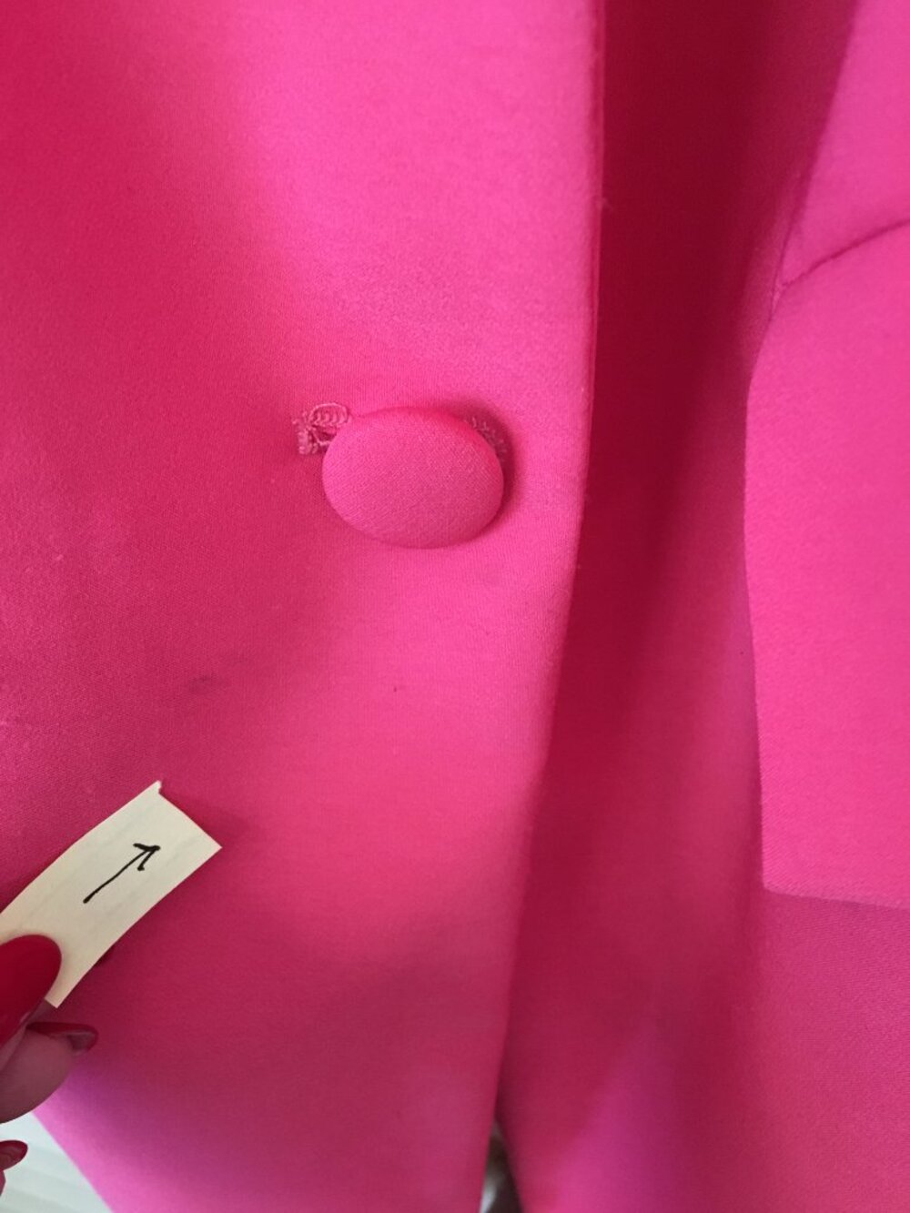 Torid Size 1 (14-16) CORAL Fully Lined Button Closure Blazer - Picture 6 of 7